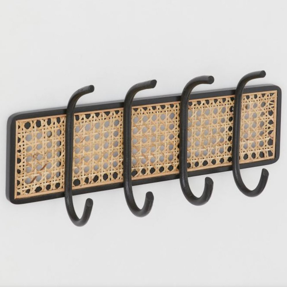 Modern Boho Rattan Wall Hook